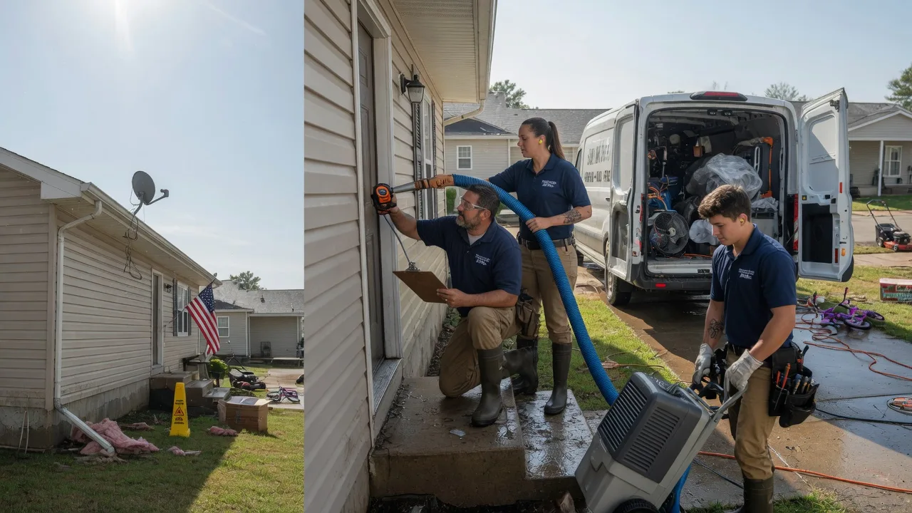 Ceiling Water Damage Restoration in Mount Blanchard, OH near me